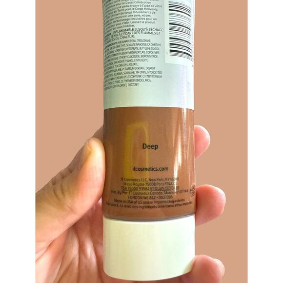IT Cosmetics Celebration Body Foundation Makeup Full Coverage Body Sealed Deep - Picture 12 of 14
